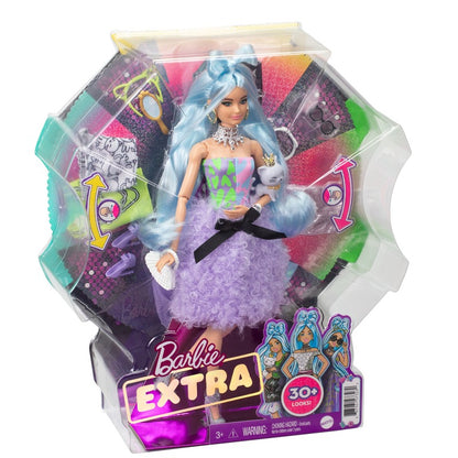 Barbie Extra Deluxe Doll - Cabelo azul