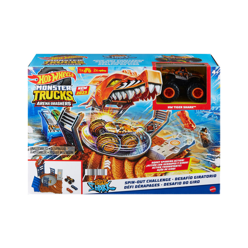 Conjunto Arena Smashers Monster Trucks Hot Wheels - Mattel