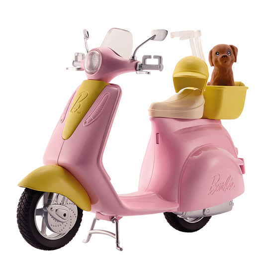 Ciclomotor Barbie con cachorro, FRP56