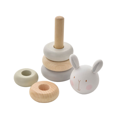 Bambino - Mini juguete apilador de madera - kit de 3