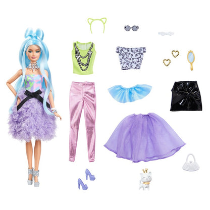 Barbie Extra Deluxe Doll - Cabelo azul