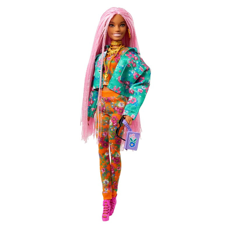 Barbie Extra Doll - Tranças rosa