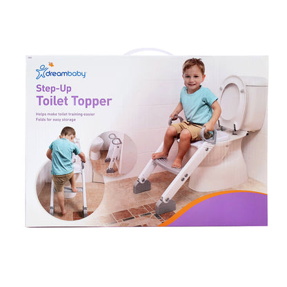 Dreambaby - Entrenador de WC con Escalera Blanco/Gris