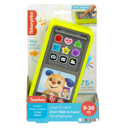 Fisher-Price Ríe y aprende Presiona y desliza el teléfono inteligente