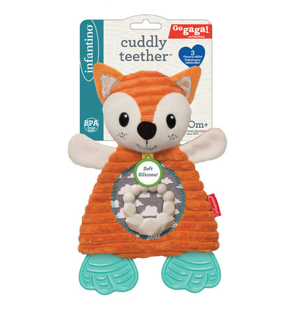 Infantino Go Gaga Cuddly Teether (Fox)