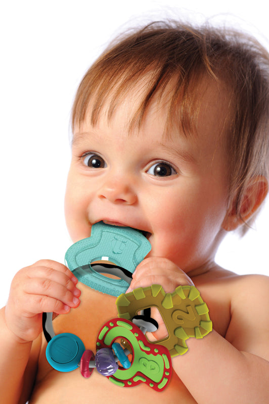 Infantino Go Gaga Slide & Chew Teether Keys