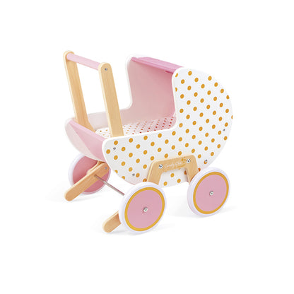 Janod - Cochecito para muñecas Candy Chic