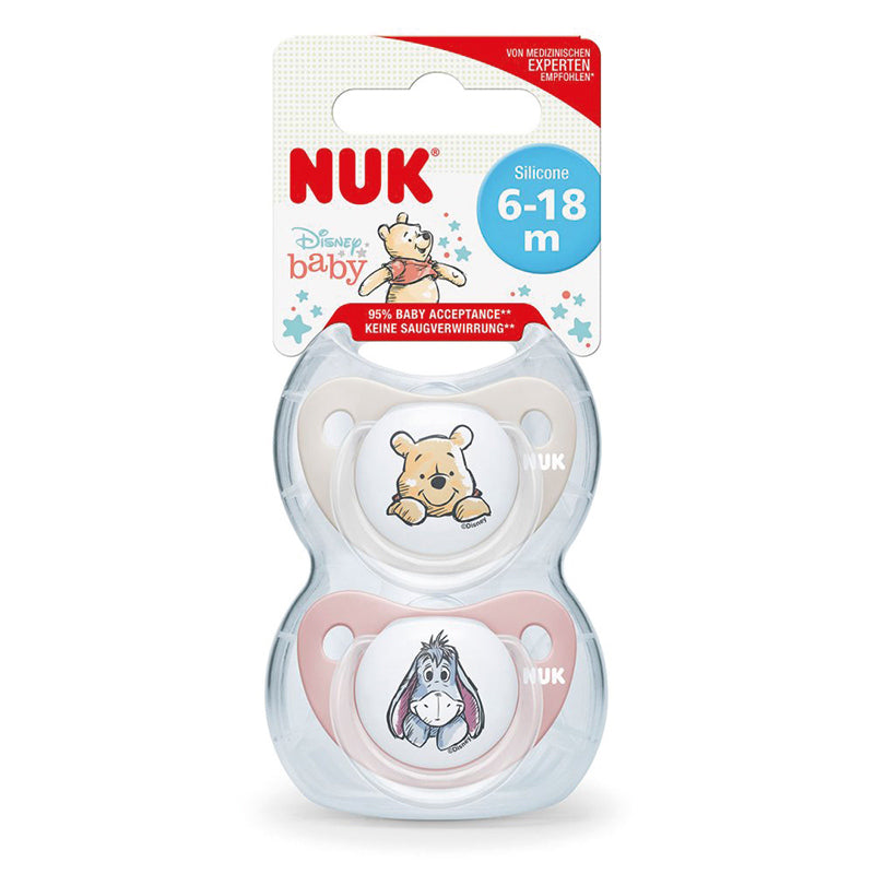 Nuk -  Disney Winnie The Pooh chupetas - 2Pk