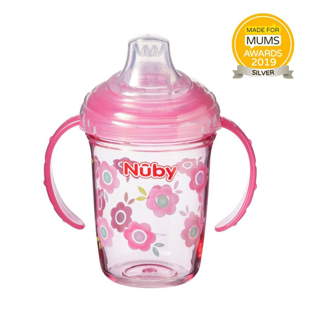 Nuby - Copo Sem derramamento - kit com 2 modelos variados