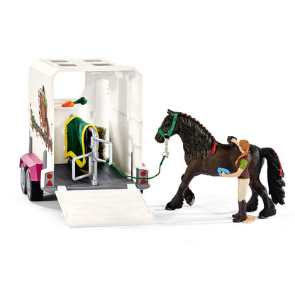 Schleich 42346 Camioneta con caja para caballos