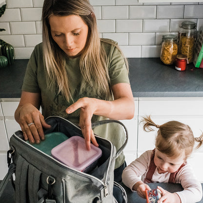 Tommee Tippee - Conjunto de caixa de armazenamento de bambu