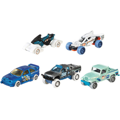 Kit de Coches Coleccionables Hot Wheels con 5 Unidades (los modelos pueden variar)