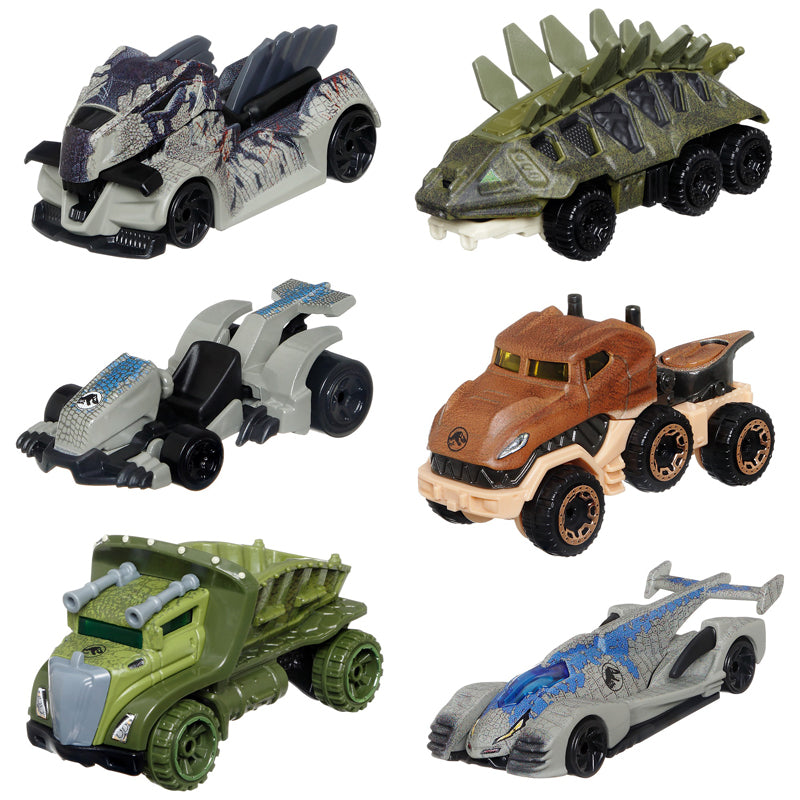 Coches Hot Wheels Jurassic World - kit de 4 (modelos surtidos)