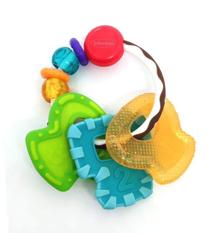 Infantino Go Gaga Slide & Chew Teether Keys