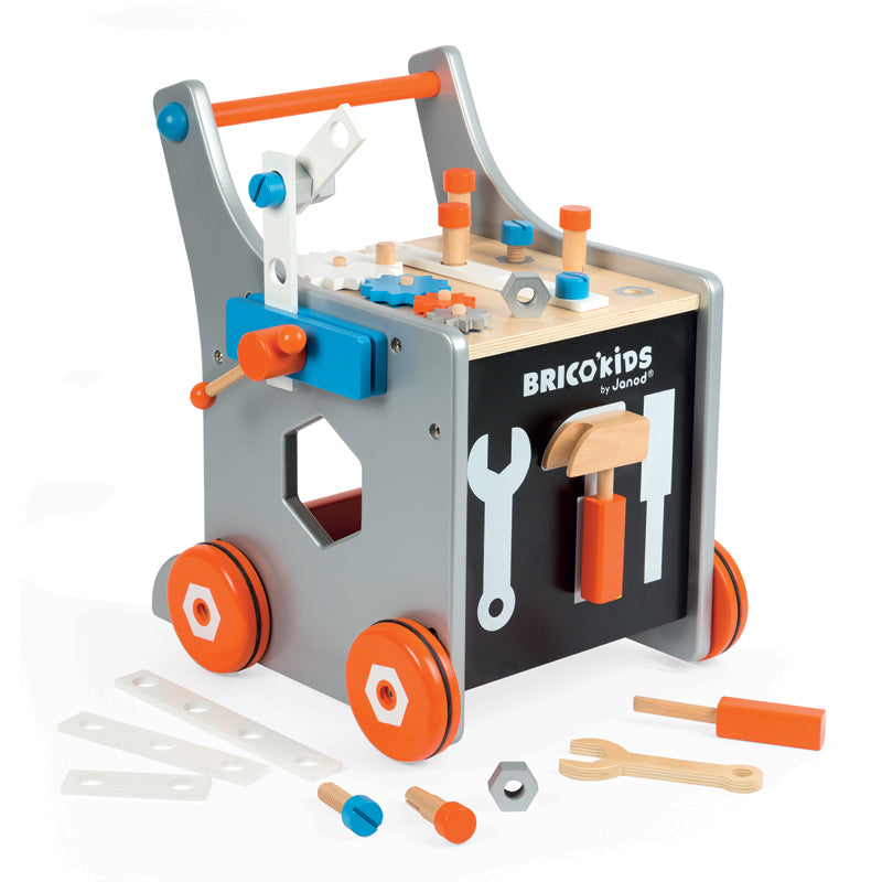 Janod Brico Kids Magnetic Carrinho de Ferraments Brinquedo em Madeira