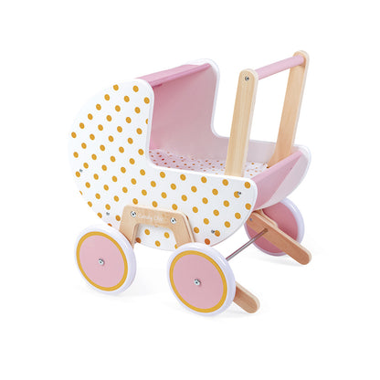 Janod - Cochecito para muñecas Candy Chic