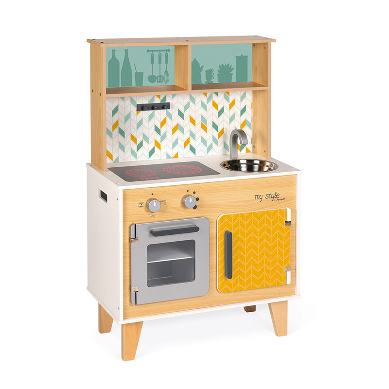 Janod wooden play store kitchen