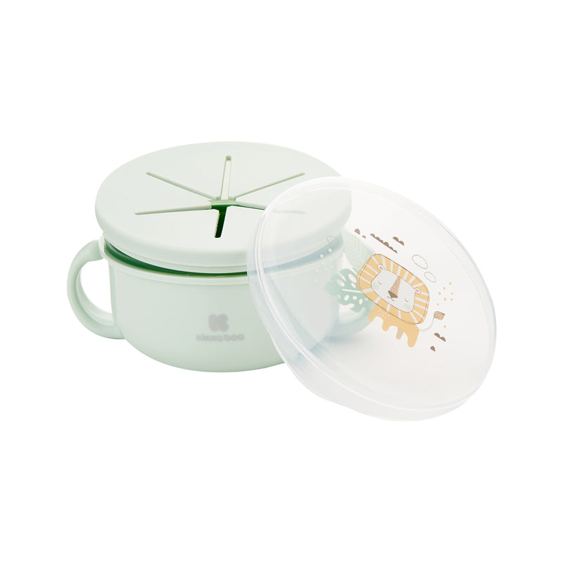 Kikka Boo Snack Bowl 2 em 1 Savanna Mint