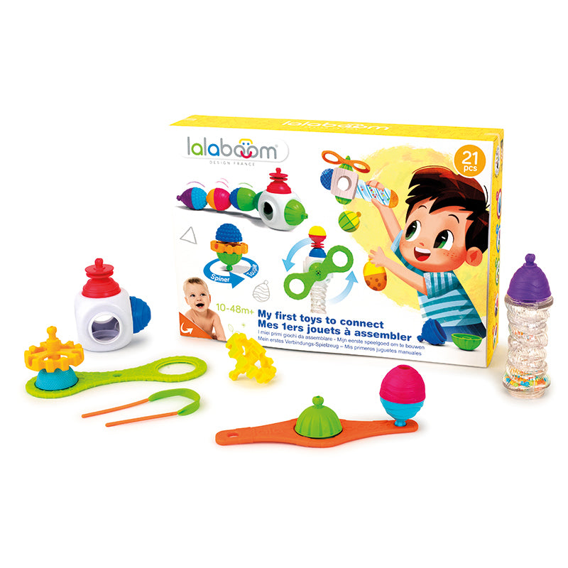 Lalaboom - Caixa de presente My First Beads 20 Pk