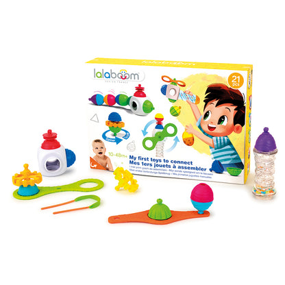 Lalaboom - Caixa de presente My First Beads 20 Pk