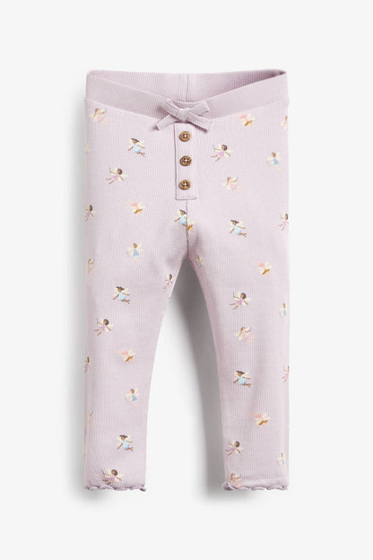 |Niña| Legging Fada Rib Jersey - Lila (3 meses-7 años)