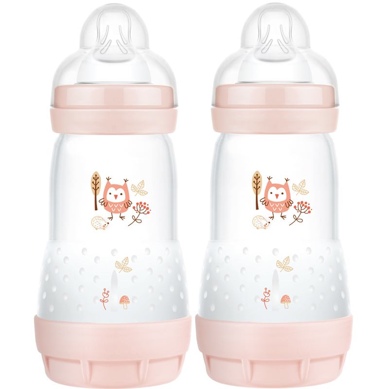 MAM Easy Start anticólicos rosa Biberón 260ml 2 unidades