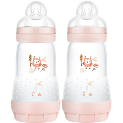 MAM Easy Start anticólicos rosa Biberón 260ml 2 unidades