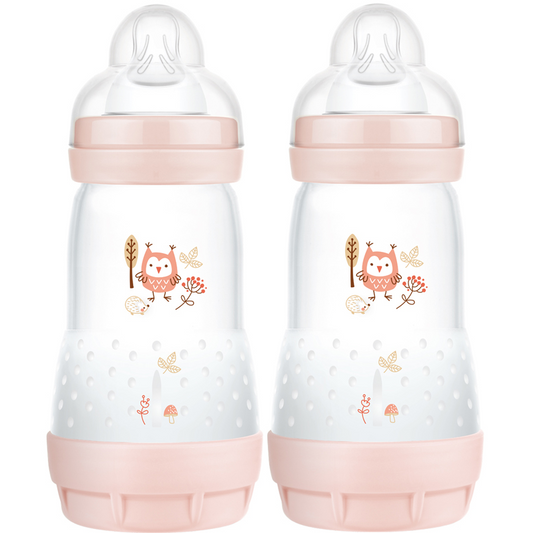 MAM Easy Start anticólicos rosa Biberón 260ml 2 unidades