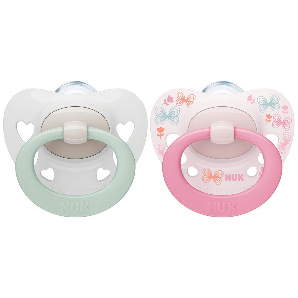 Nuk - Signature Chupeta Rosa 2Pk – Anne Claire Baby Store