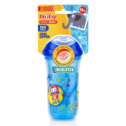 Nuby - Sipper frío aislado - kit con 2 modelos surtidos