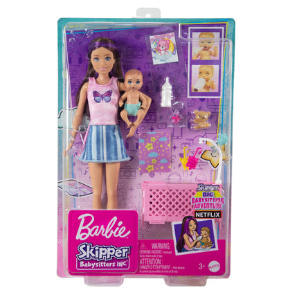 Barbie Skipper sonolento bebê loiro