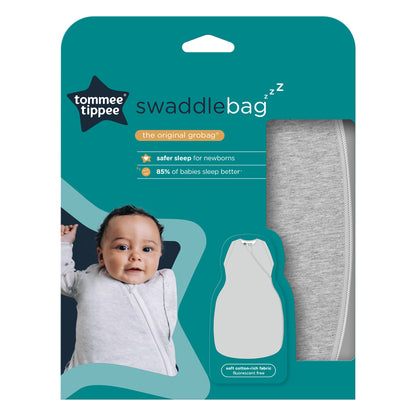 Tommee Tippee - Bolsa envolvente 2,5 tog 0-3 m gris jaspeado