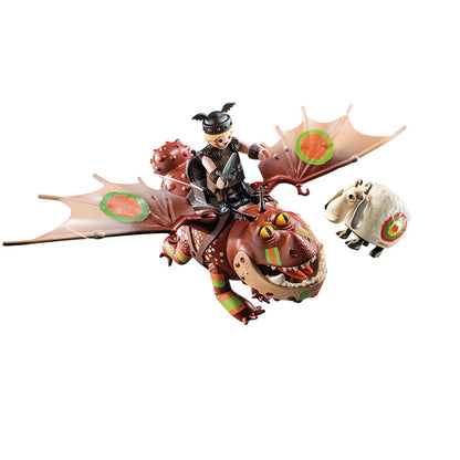 Playmobil 70729 DreamWorks Dragon Racing Fishlegs and Meatlug