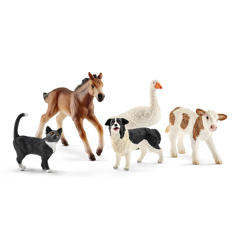 Schleich - Conjunto de animales del mundo agrícola.