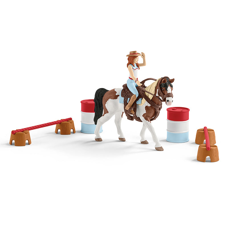 Schleich 42441 Conjunto de equitação ocidental do Horse Club Hannah