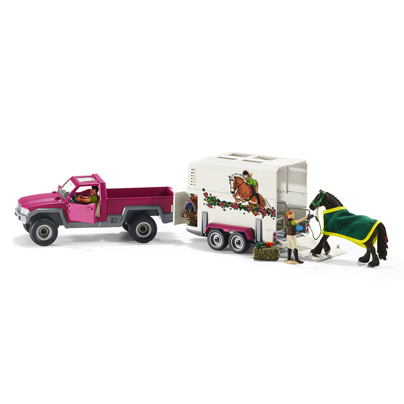 Schleich 42346 Camioneta con caja para caballos