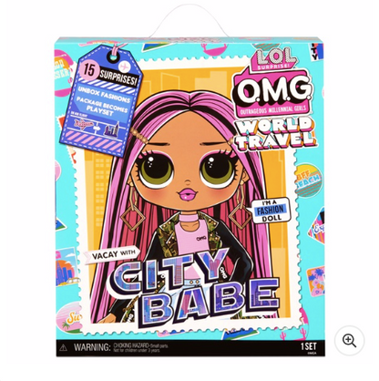 L.O.L. Surprise! OMG Travel Doll- City Babe