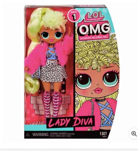 Jajaja ¡Sorpresa! Muñeca de moda OMG Lady Diva