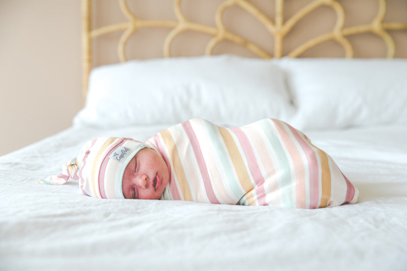 Copper Pearl de tricô Swaddle Manta Enchanted