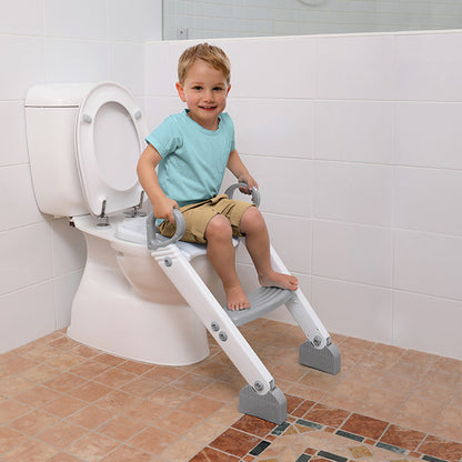 Dreambaby - Entrenador de WC con Escalera Blanco/Gris