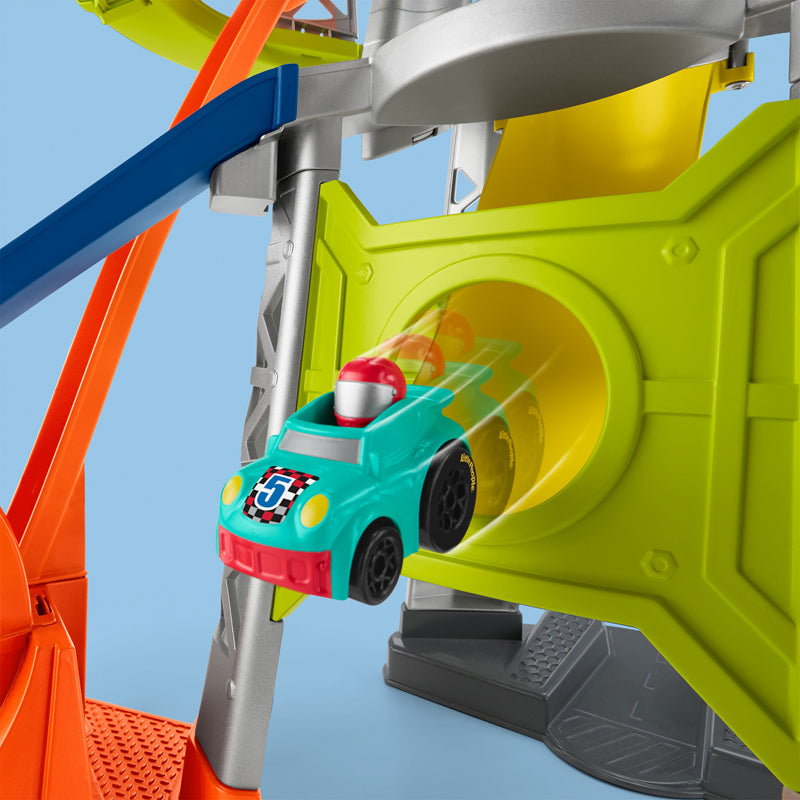 Fisher Price Little People Wheelies Launch Loop Playset