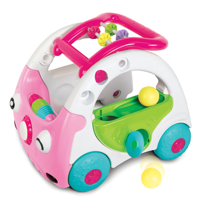 Infantino 3 em 1 Sensorial Discovery Car Rosa