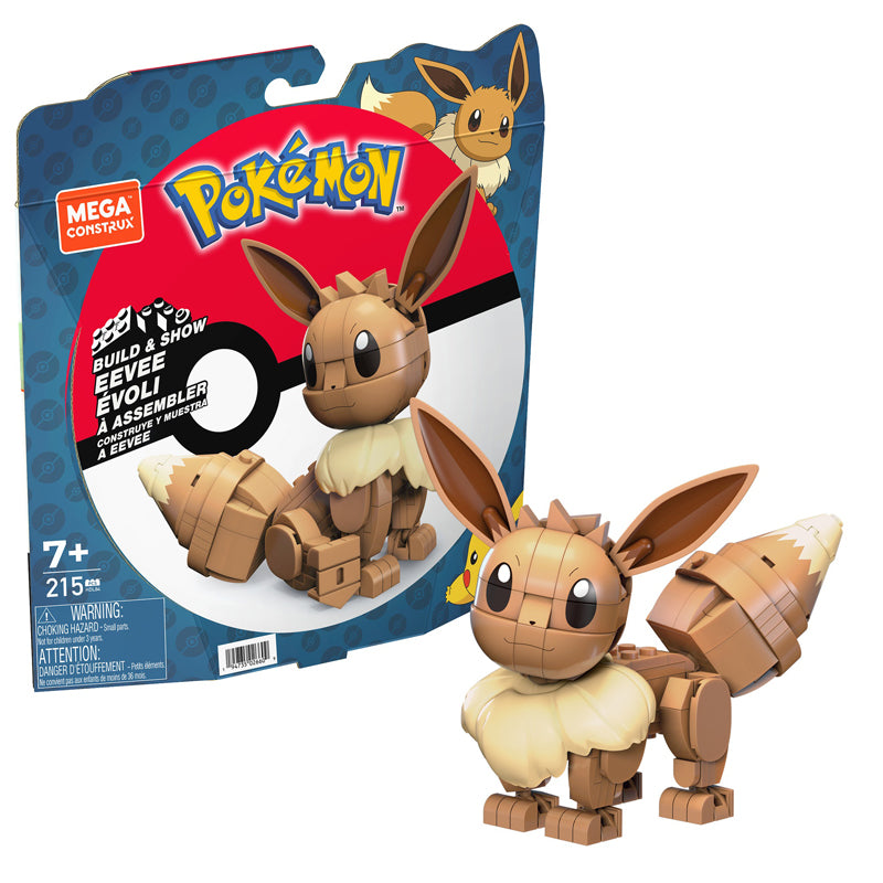 Mega Bloks: construye Pokémon, construye y muestra a Eevee