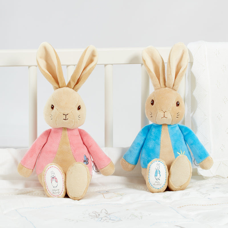 Peter Rabbit & Flopsy Bunny Pelúcia de Feijão Chocalhos 21cm