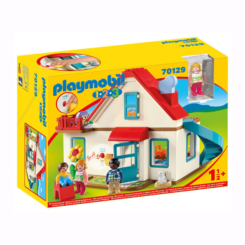 Playmobil 70129 1.2.3 Casa Familiar para Ninos