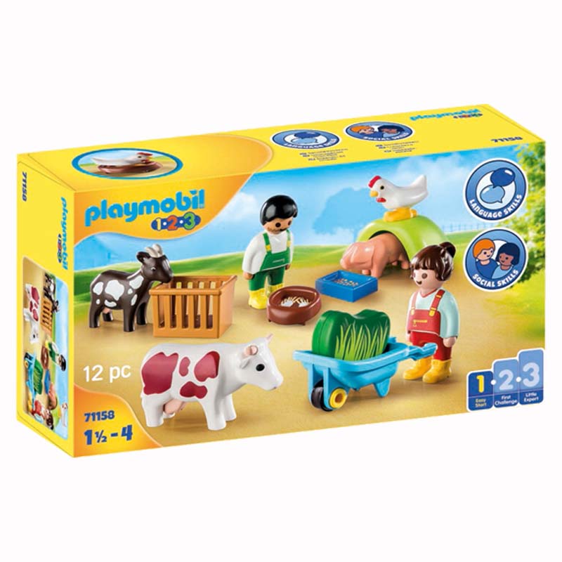 Playmobil 71158 1.2.3 Diversão na Fazenda