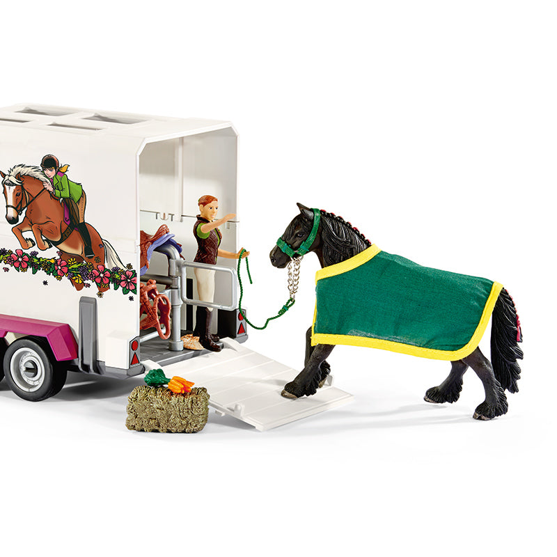 Schleich 42346 Camioneta con caja para caballos