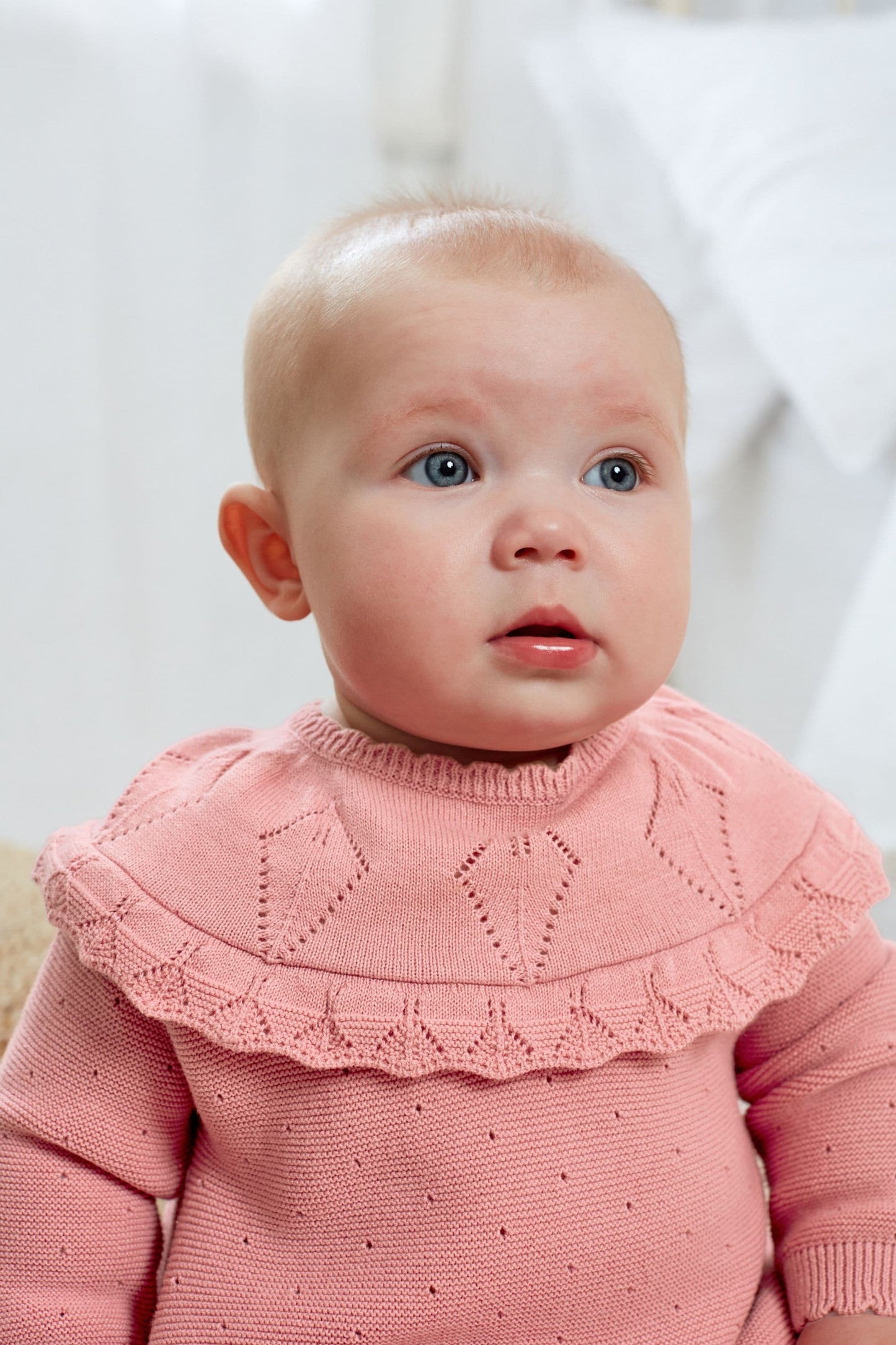 |BabyGirl| Vestido de Malha - Rosa - (0meses-2anos)