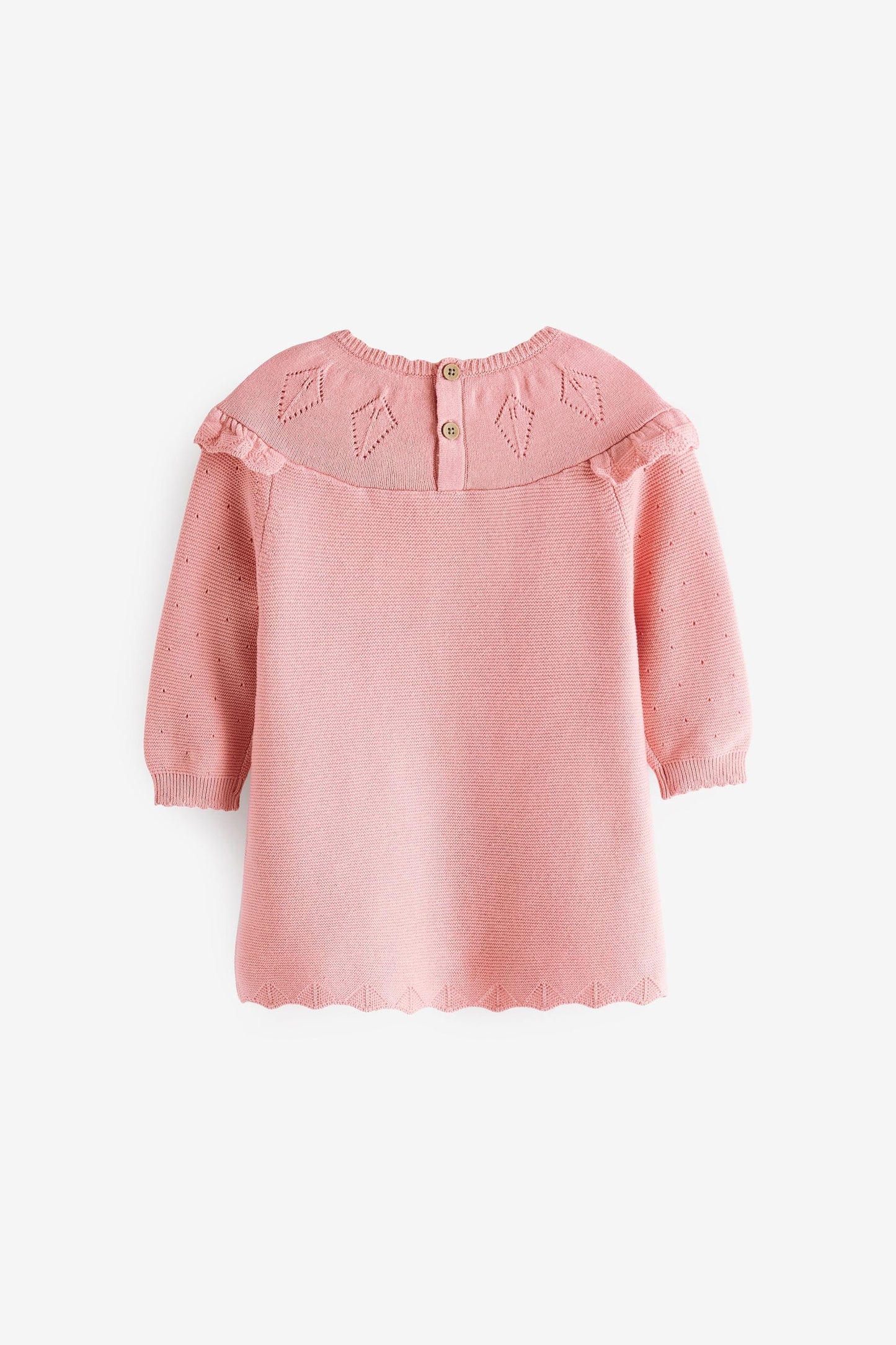 |BabyGirl| Vestido de Malha - Rosa - (0meses-2anos)