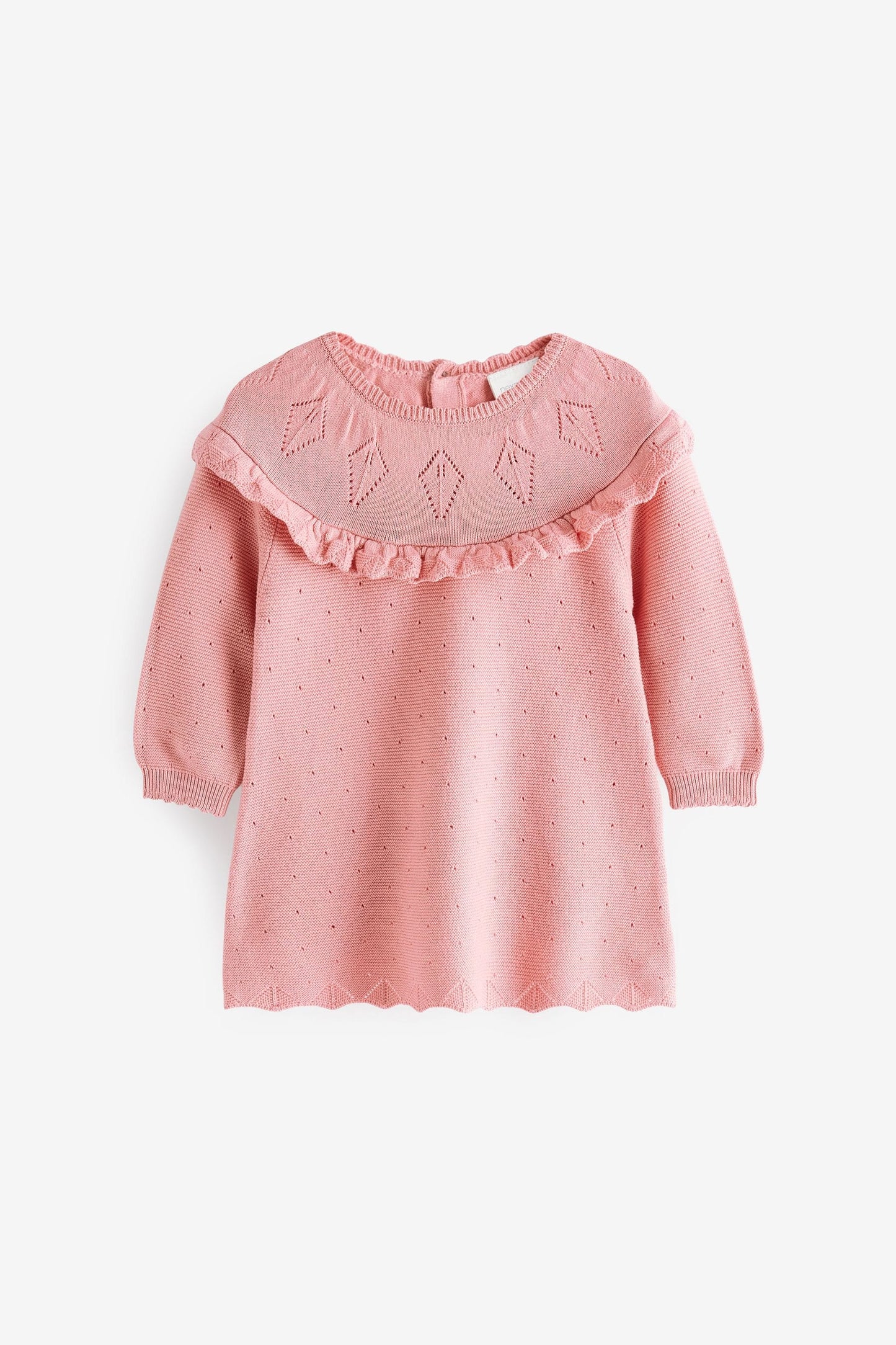 |BabyGirl| Vestido de Malha - Rosa - (0meses-2anos)